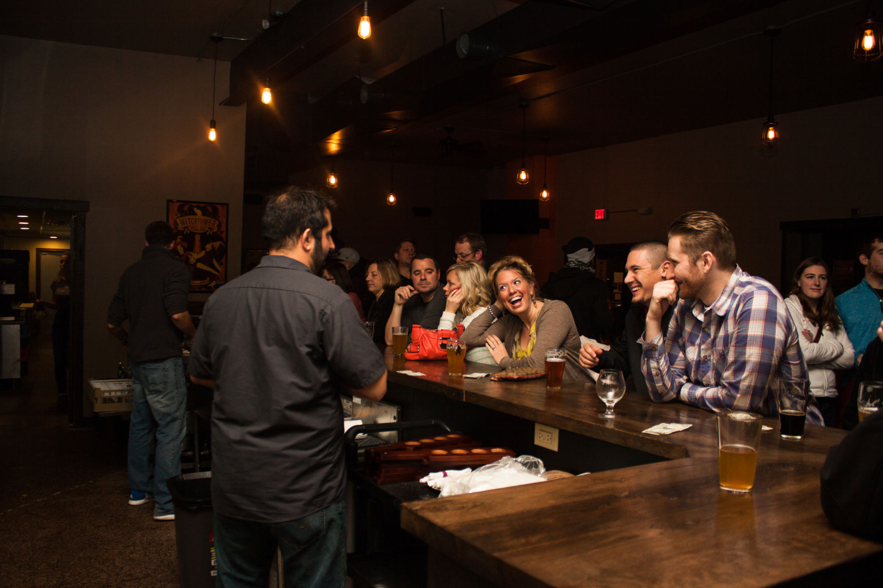 Bustling bars
